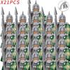 New 8pcs/lot MOC Uruk-hai Orc Army Group Orcus Figures Model Building Blocks LOTR Bricks Medieval Toys for Children gifts