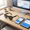 Intelligente mehrsprachige Übersetzungs-Bluetooth-Sonnenbrille Echtzeit-Sprachübersetzung Musik Anrufe Intelligente Brille