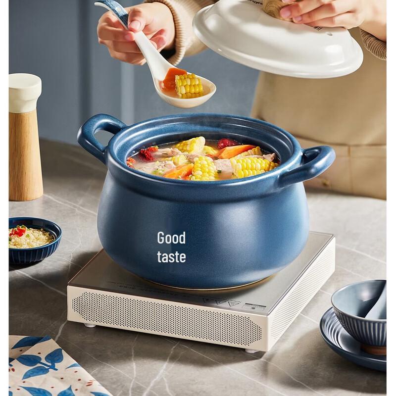 Bear Heat-Resistant Ceramic Casserole Pot
