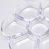 5Pcs 7-hole Plum Blossom Imitation Porcelain Watercolor Palette Art Painting Tray Oil Painting Palette Tray