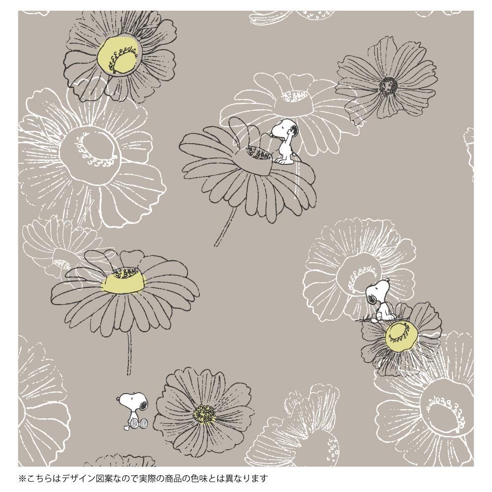 Peanuts Snoopy 2. klasses lysblokkerende varmeisolerende gardiner Blondgardiner Sett med 4 Blomst Bredde 100 x Lengde 135cm + KO-1/KO-2
