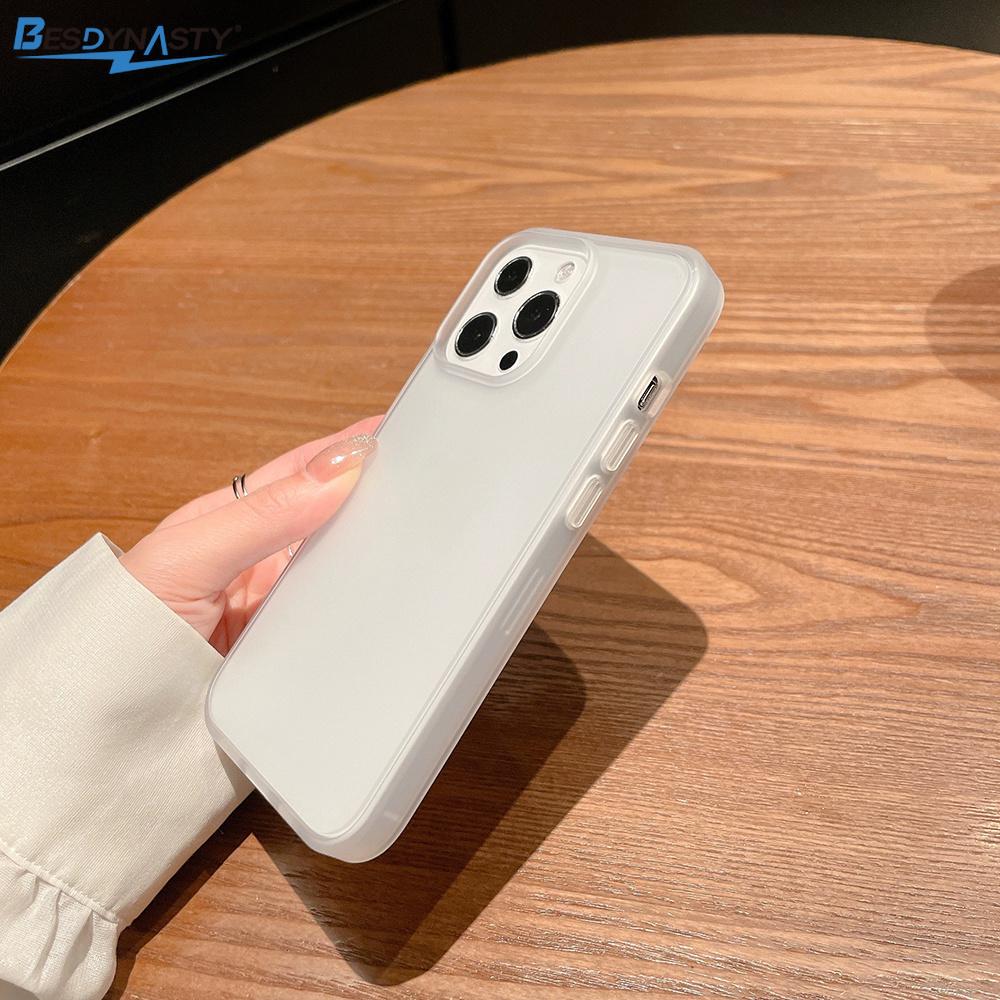 Ultra Thin Matte Clear Phone Case For iPhone 17 Air 16 Pro Max 15 14 Plus 11 12 13 Mini Soft Translucent Shockproof Back Covers