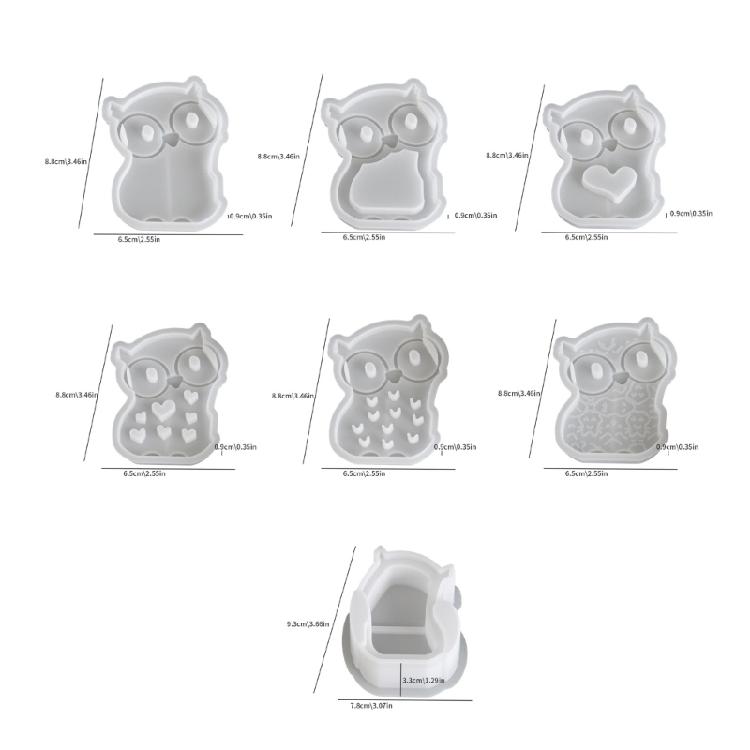 Silicone Mold for Desktop Decoration Hollow out Silhouettes Atmosphere Light Making Molds Jewelry Making Supplies