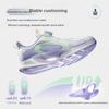 Anta Monthly Slip Resistant Durable Low Top Running Shoes Kids Sneakers White Purple 322325518H-2