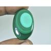 45Cts. Natural Green Malachite Oval Shape Cabochon Loose Gemstone 21X32X05MM D-356