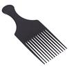 Professional Salon Hairdressing Plastic Black Wide Long Tooth Hair Comb
