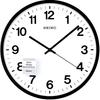 Quartz Movement Plastic Wall Clock Unisex White QXA640K