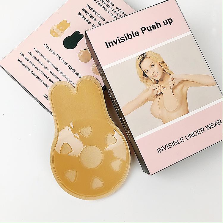 

Силиконовые накладки на соски пуш-ап «Заячьи ушки» – Дышащие, Защищающие от просвечивания, Невидимые лифтинг-стикеры 9.5 CM