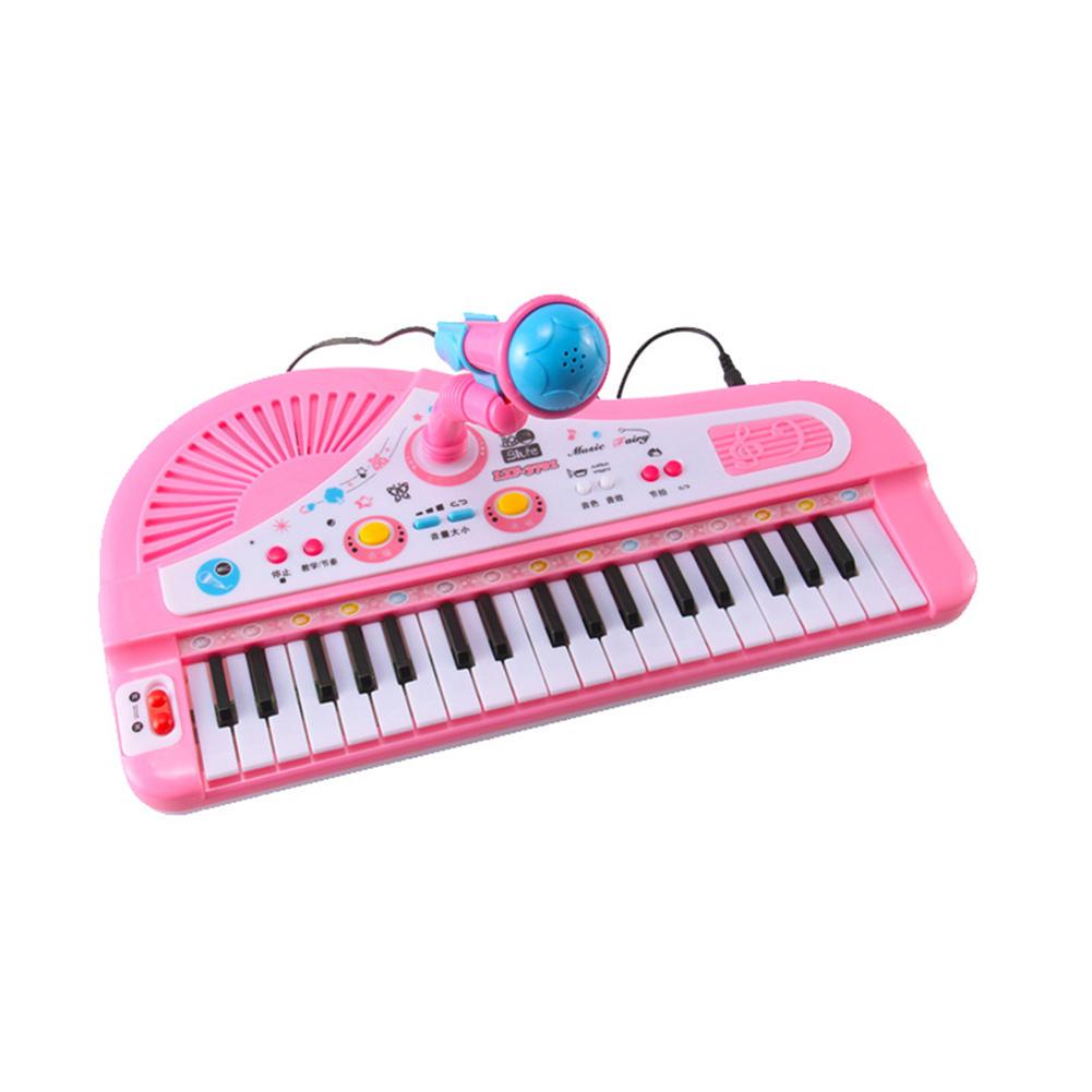 ROFAY Kids Piano Keyboard 37 Keys Portable Electronic Musical Instrument Multi-Function Keyboard with Microphone Teaching Toys Birthday Christmas Day Gifts for Children ROFAY Kids Piano Keyboard 37 Keys Portable Electronic Musical Instrument Multi-Function Keyboard with Microphone Teaching Toys Birthday Christmas Day Gifts for Children
