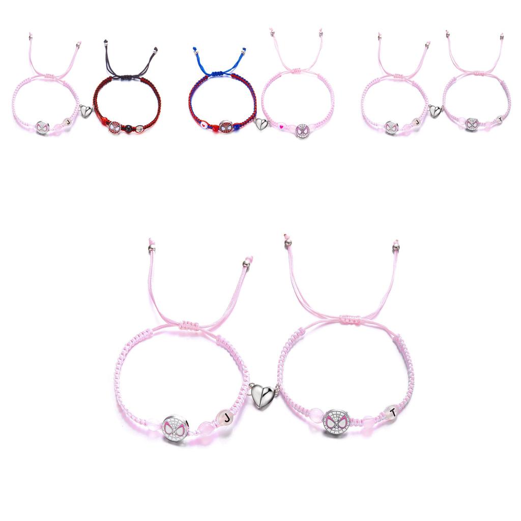 Marvel Spiderman Partner Magnetisches Armband Mit Kristallsteinen Für Geschenk Und Mode