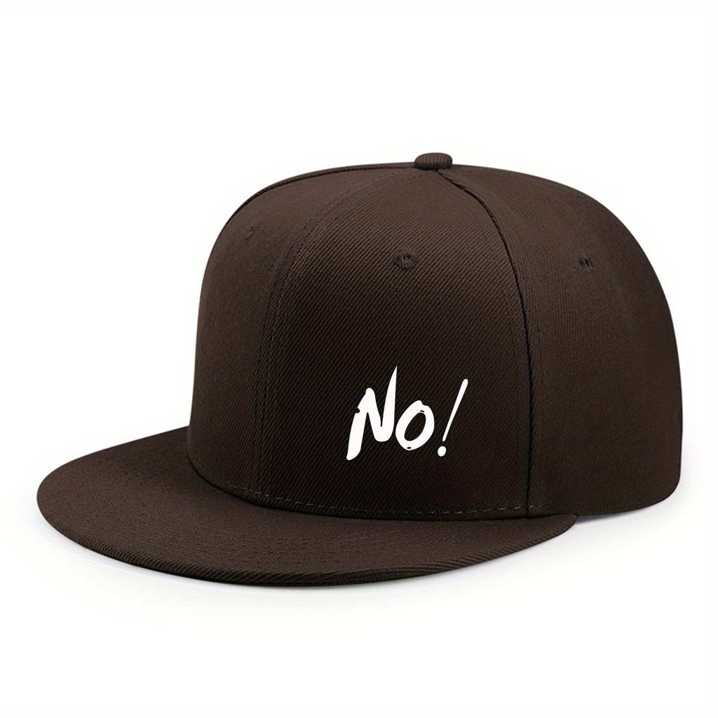 Flat Brimmed Baseball Cap For Men AND Women With NO Printed Fashion Versatile Casual Hip Hop Hat For Outdoor Street Going