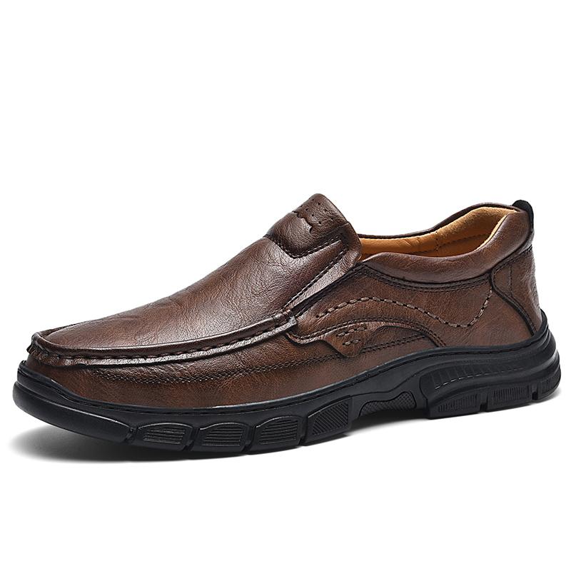 Fashion 2025 New Men's Penny Loafers Classic Slip-On Shoes Genuine Leather Business Casual Shoes for Men Non-Slip Comfortable Footwear
