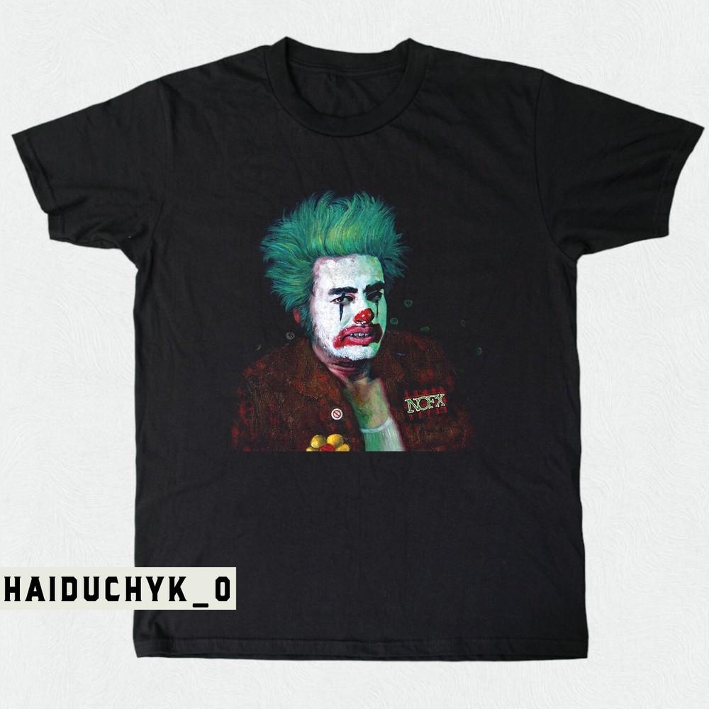 Nofx Punk Rock Cookie the Clown Unisex Black T-shirt Size S-5XL Unisex T-Shirt S