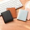 Small Credit Bank Card Purse Solid Leather Multi Slot Coin Money Card Holder Wallet Women Men Ultra-thin Id Card Holder Bag Case