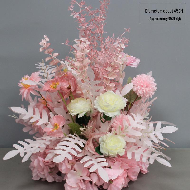 Artificial Wedding Aisle Flowers: Hotel Table Arrangements & Decorative Flower Balls for Stage and Welcome Area