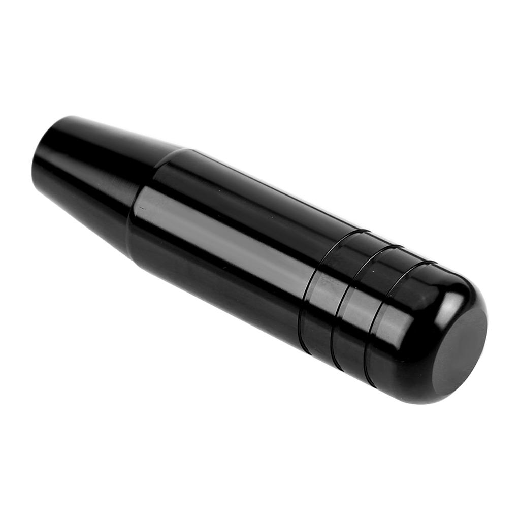 Universal Aluminum Alloy Car Manual Gear Shift Knob Handle Shifter Lever 13cm Black