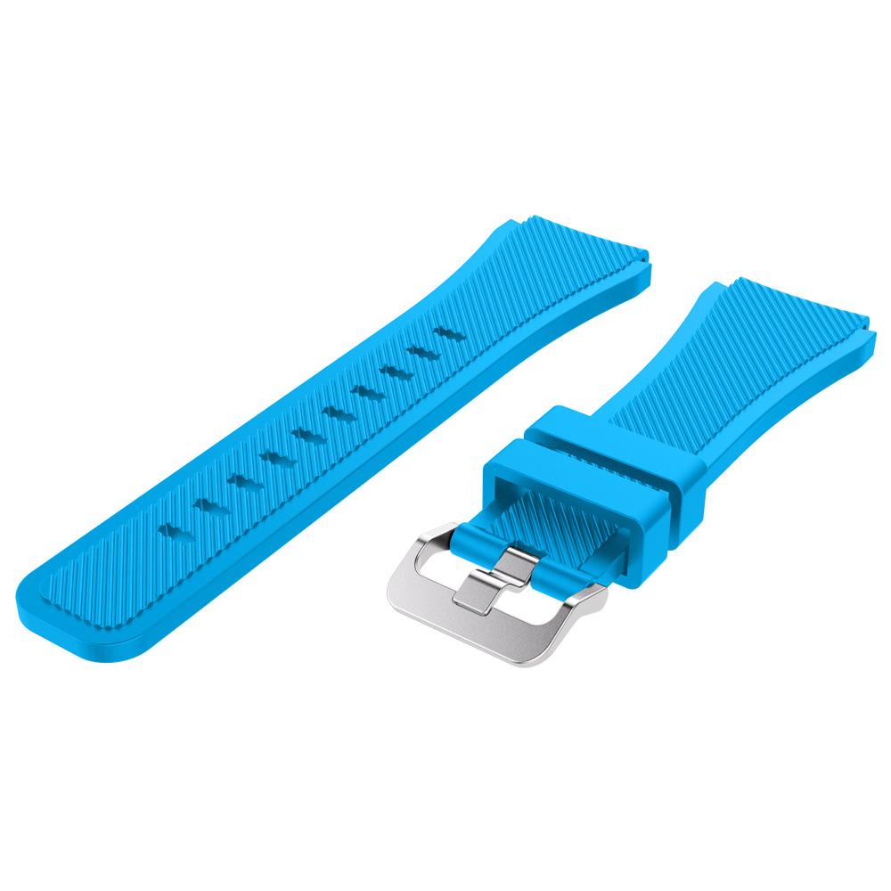 22mm Soft Silicone Sports Watch Strap Wrist Band Replacment for Samsung Gear S3 Frontier/S3 Classic