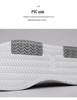 2024 Summer Men's Trendy White Mesh Sneakers - Breathable and Versatile Casual Skate Shoes