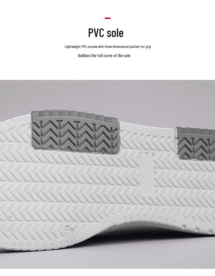 2024 Summer Men's Trendy White Mesh Sneakers - Breathable and Versatile Casual Skate Shoes