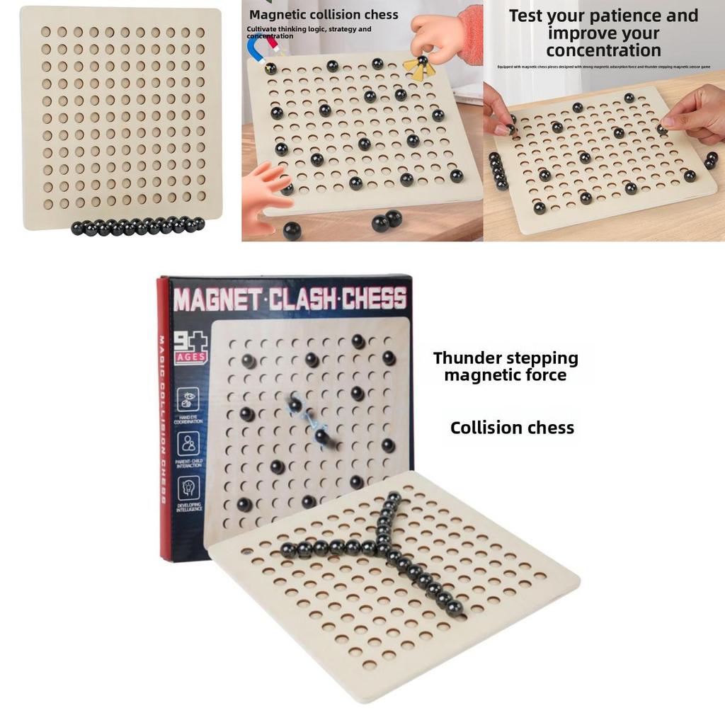 Magnetisk kollisjonsspill i tre for barn pedagogisk familiespill