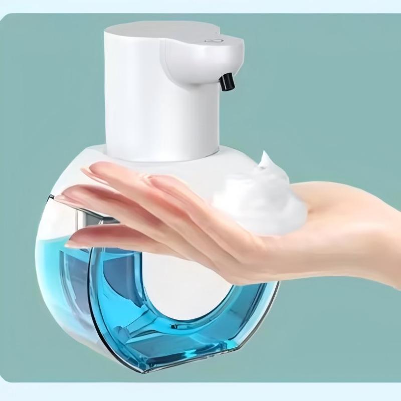 

420ML Large Capacity Touchless Desktop Or Wall-Mounted IPX5 Waterproof Smart Infrared Automatic Sense Foam/Liquid Soap Dispenser