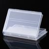 Lightweight 20 Slots Clear Nail Drill Bit Brush Plastic Storage Box Holder Container Manicure Cutters Display Nail Tools