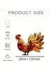 1 piece of eye-catching rooster pendant, perfect for garden decoration, adding farmhouse charm to the kitchen and porch