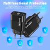 65W GaN USB-C Fast Charger with EU/US/UK Adapter