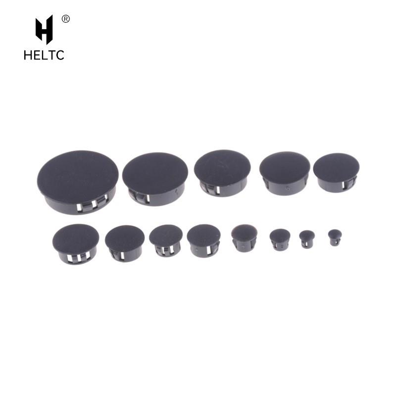 Dia. 5mm-38mm Silicone Rubber Snap-on Blanking Bore Plugs Hole Stopper Round Tube Pipe End Caps Sealing Dust-proof Waterproof