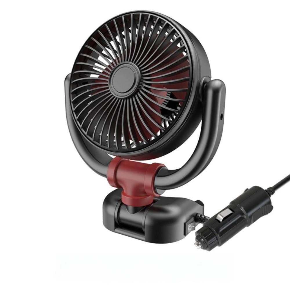 Folding Air Circulator Fan 5V/12V/24V Small Fan Dashboard Air Vent Fan  Auto SUV