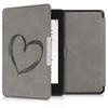 Kwmobile Case for Amazon Kindle Paperwhite Gen Nubuck Leather Sleeve with Heart Brushed Design (10. - 2018) - E-Book