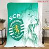 SCP Portugal: Green Emblem Excellence blanket Suitable for all seasons Camping trip Machine washable bedroom Christmas gifts