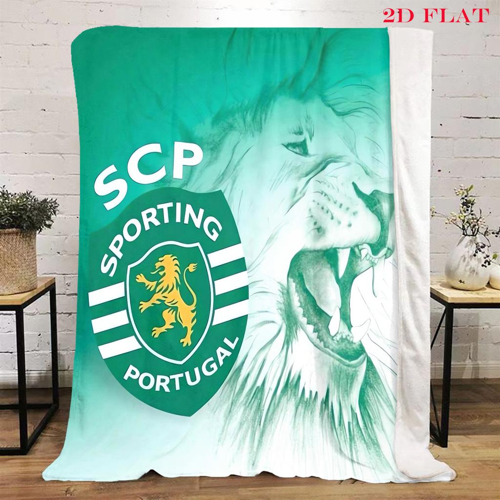 SCP Portugal: Green Emblem Excellence blanket Suitable for all seasons Camping trip Machine washable bedroom Christmas gifts
