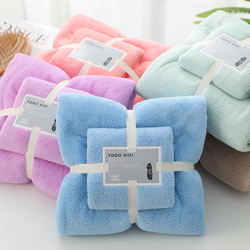 Coral Velvet Cover Towel  Towel  Bath Towel  Soft Water Absorption  Gift Advertising  Home Use