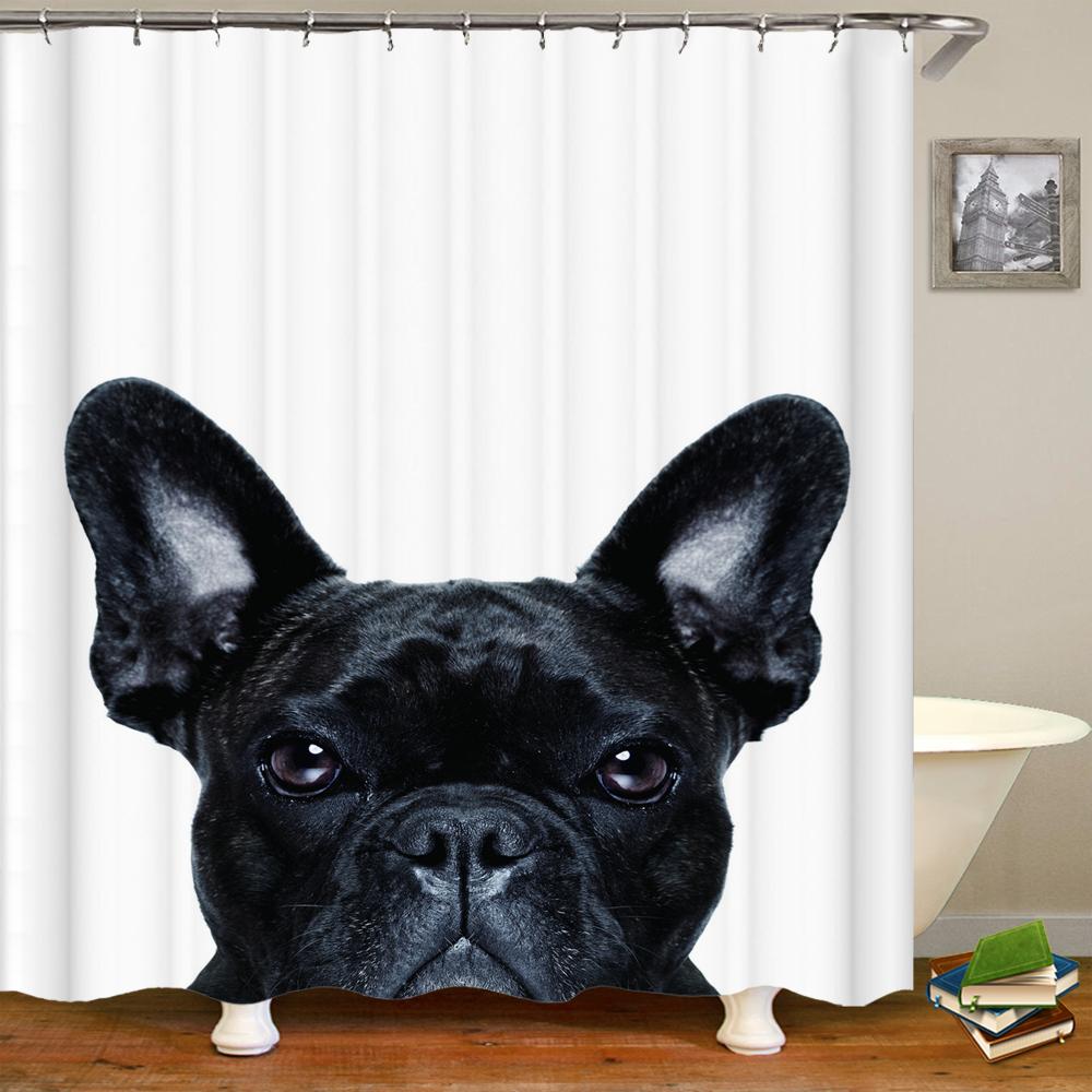 

Смішна 3d шторка для душу, шторки для ванни з принтом тварини мавпи орангутана, водонепроникний поліестер для декору ванної кімнати, велика 180x200см W180xH200cm