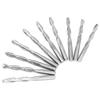 10pcs 2 Flute Spiral Router Bit for Wood CNC End Mill Tungsten Milling Cutter 3.175*22mm