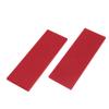 2PCS Rectangle Reflector Self Adhesive Stick 144x51mm High Visibility Red Self Adhesive Rectangle Reflector for Trucks