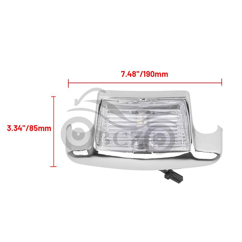 LED Front Fender & Tail Light for Harley Big Glide/Road King/Classic/Heirloom Models