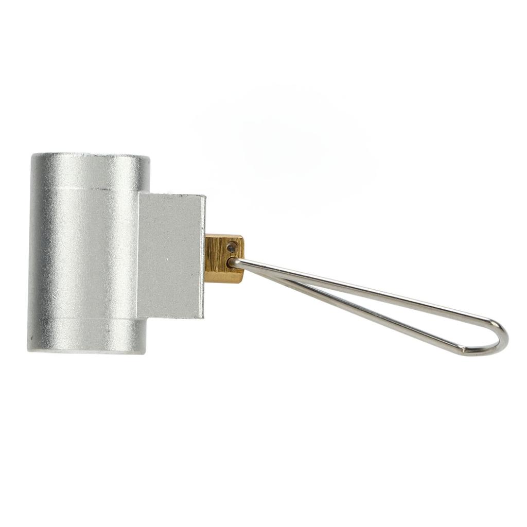 Outdoor Gas Tank Refill Valve Aluminum Alloy Frosted Gas Tank Mutual Filling Joint for Camping Hiking