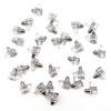 30pcs Clear Plastic 5mm Shelf Pins, 3/16 Cabinet Shelf Support Pegs for Kitchen Cabinets Bookcase Shelves Cupboard (Transparent)