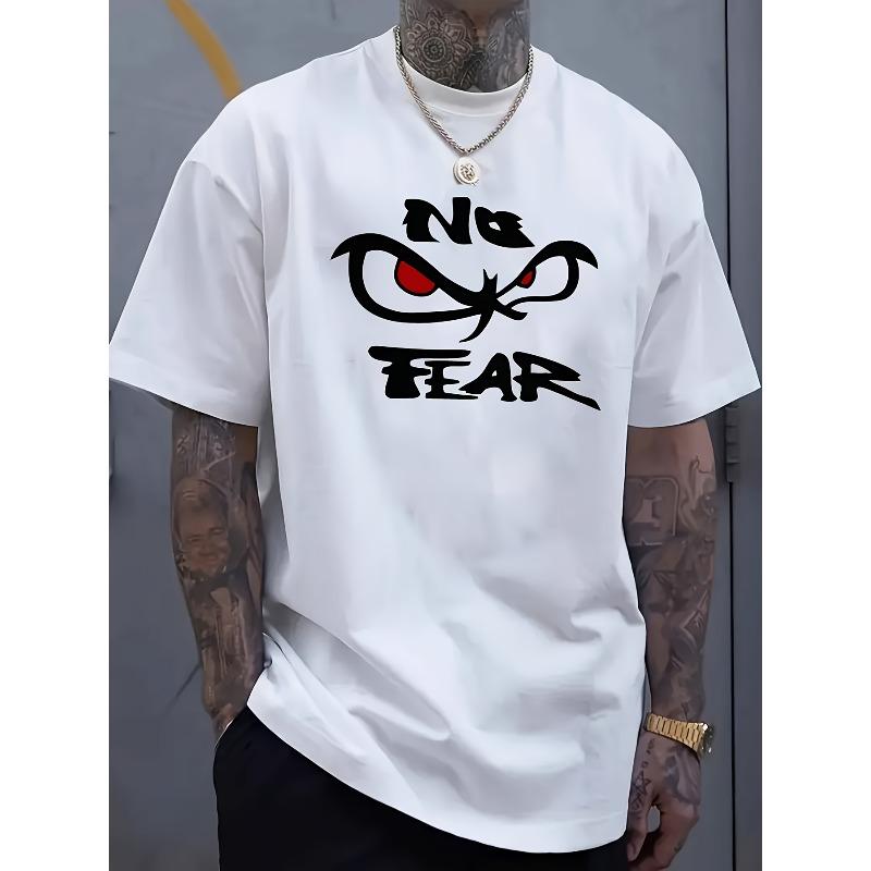 

European sizes Men S Heat Transfer Casual Graphic T-Shirt - Featuring a Print, Short Sleeves, Round Neck, Made of Lightweight. 4XL білий