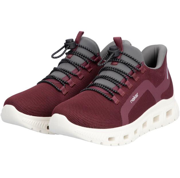 Women's Rieker Hwk Red Slip-ons