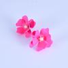 Dreamy Summer Flower Pearl Earrings with Petal Stud