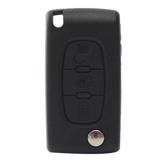 

Складной откидной автомобильный брелок с 3 кнопками, чехол для Citroen C2 C3 C4 C5 C6