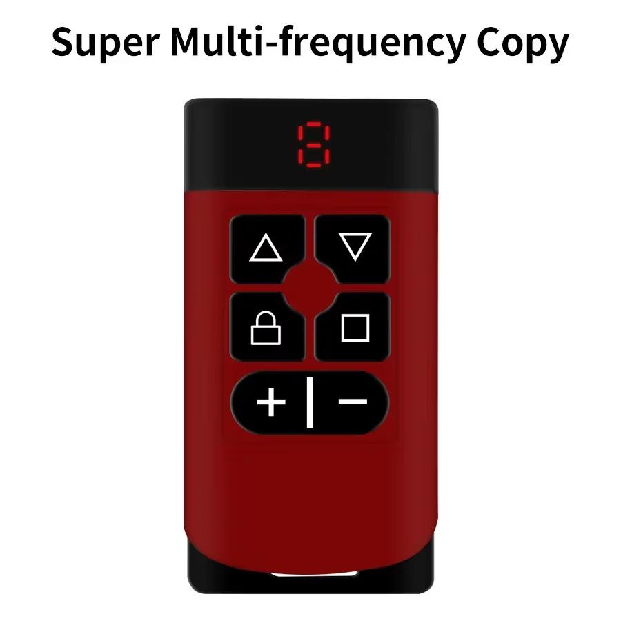 8-IN-1 Universal Garage Remote Control Gate Key Duplicator Clone Multi-frequency Garage Door Controller 8 Channel 433 300-915Mhz