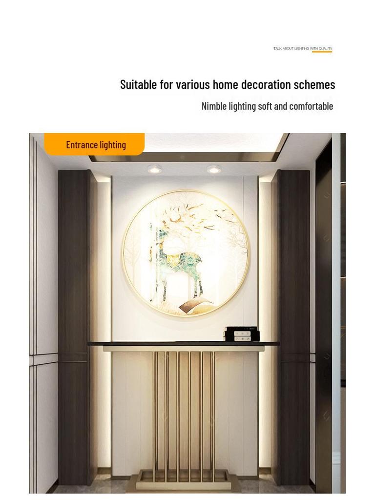 Three Pines Ultra-Thin LED Surface-Mounted Mini Spotlight for Ceiling, Wine Cabinet, and Wardrobe