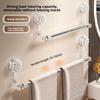 Bathroom, Toilet Suction Cup, Towel Rack, No Need for Drilling, Strong Adhesive Hook, Wall-free Towel Hook