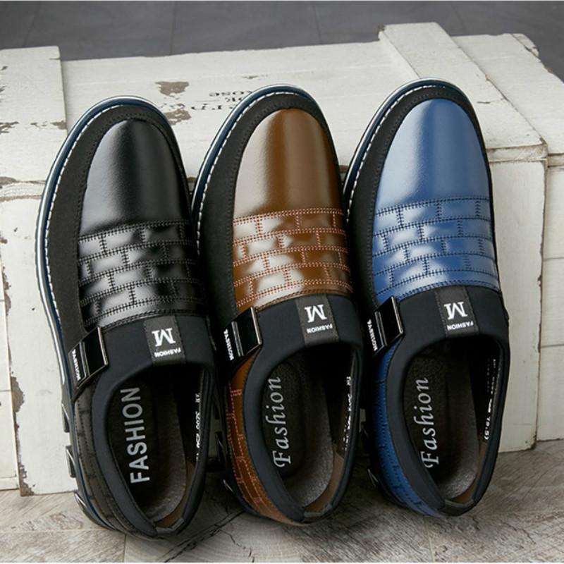 New Men's Shoes Business Casual Shoes Sports Trendy Shoes Extra Large Men's Leather Shoes Breathable Men's Shoes