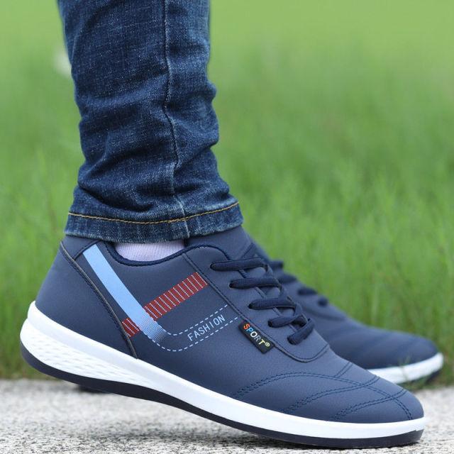 Herrenschuhe Business Casual Schuhe für Männer Pu Lederschuhe Sneakers Man Fashion Loafers Walking Schuhe Zapatos De Hombre