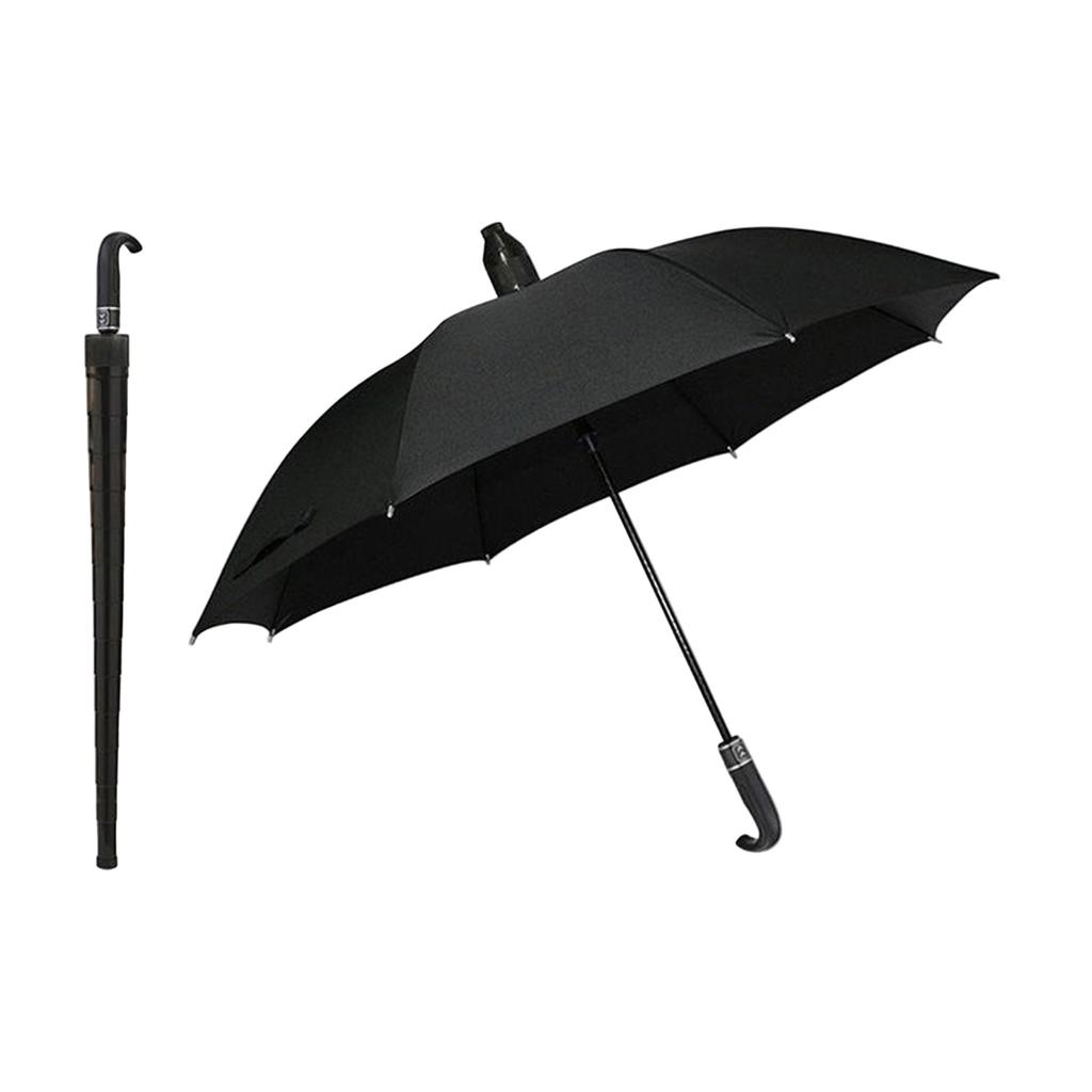 125cm Umbrellas With Waterproof Cover Enlarged Portable Long Handle With Curved Hook, Automatic Sun Umbrella Rain Umbrellas